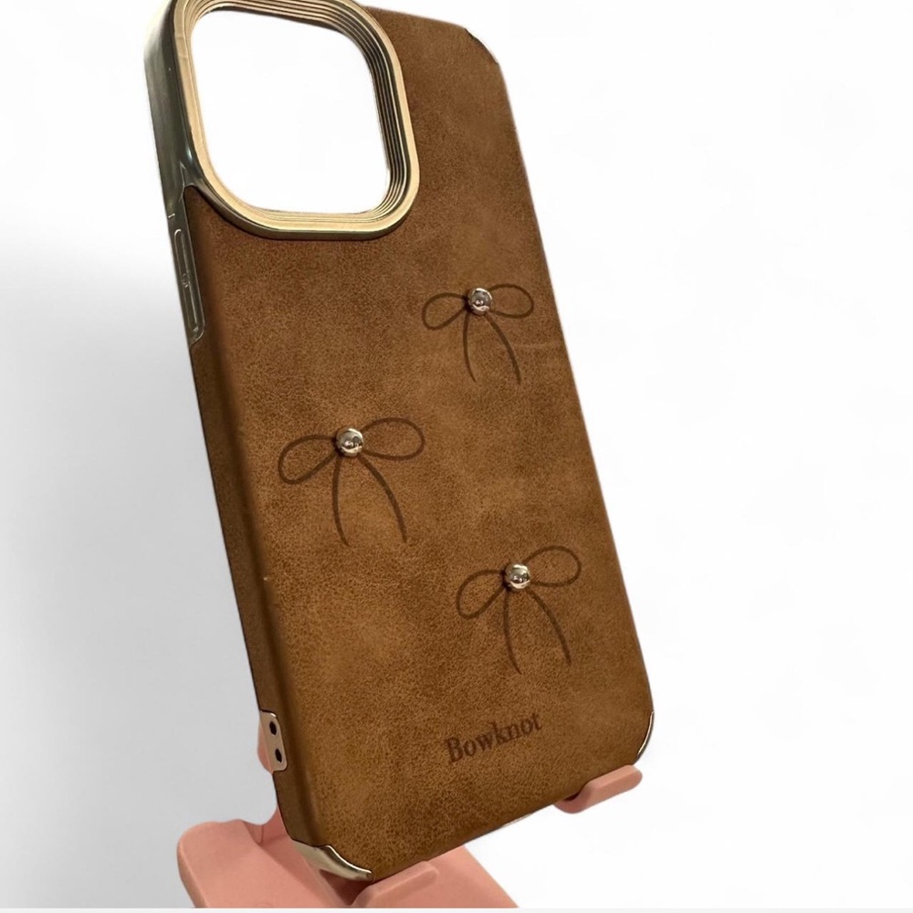 Brown Leather IPhone 14 Pro Max Case